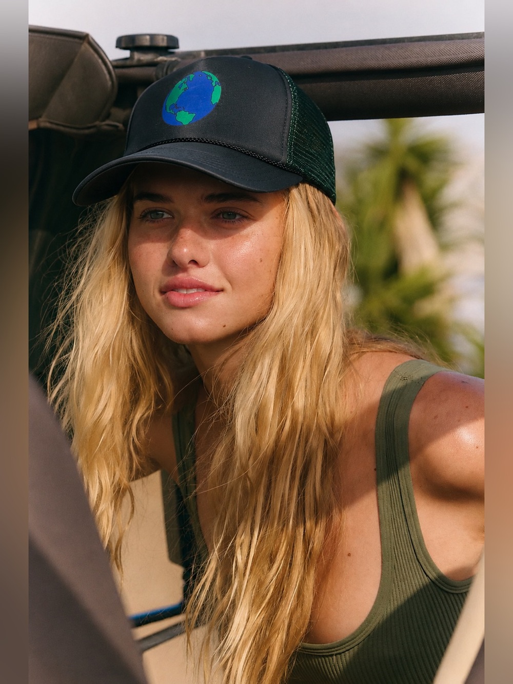 Urban Outfitters Earth Trucker Hat Otto Collection